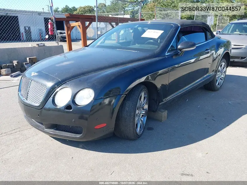 2007 BENTLEY CONTINENTAL GT VIN SCBDR33W87C044557 — фото 2