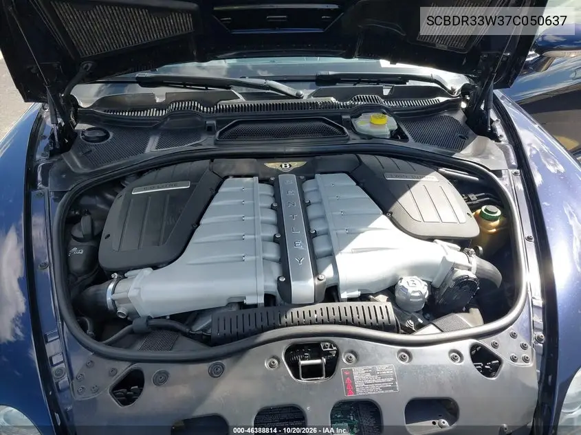 2007 BENTLEY CONTINENTAL GT VIN SCBDR33W37C050637 — фото 10