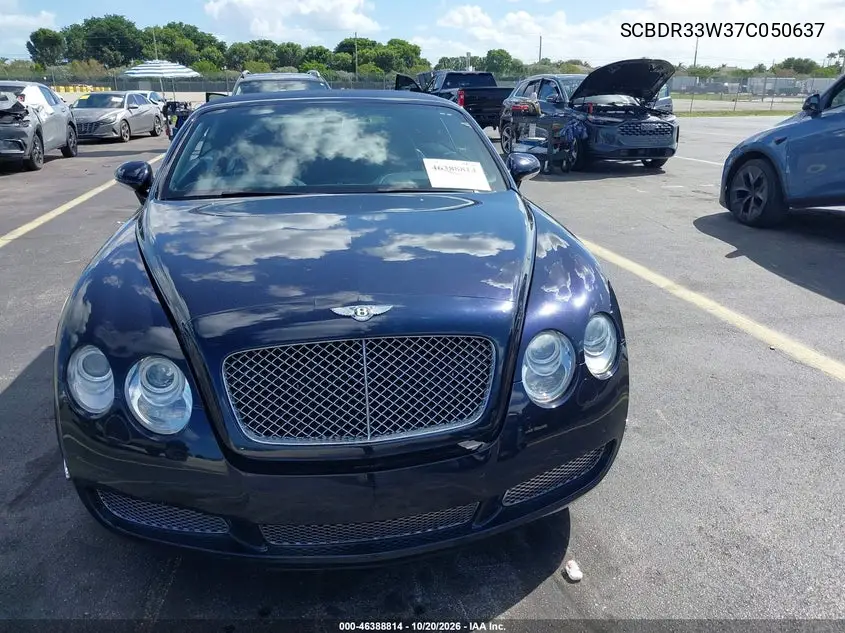 2007 BENTLEY CONTINENTAL GT VIN SCBDR33W37C050637 — фото 6