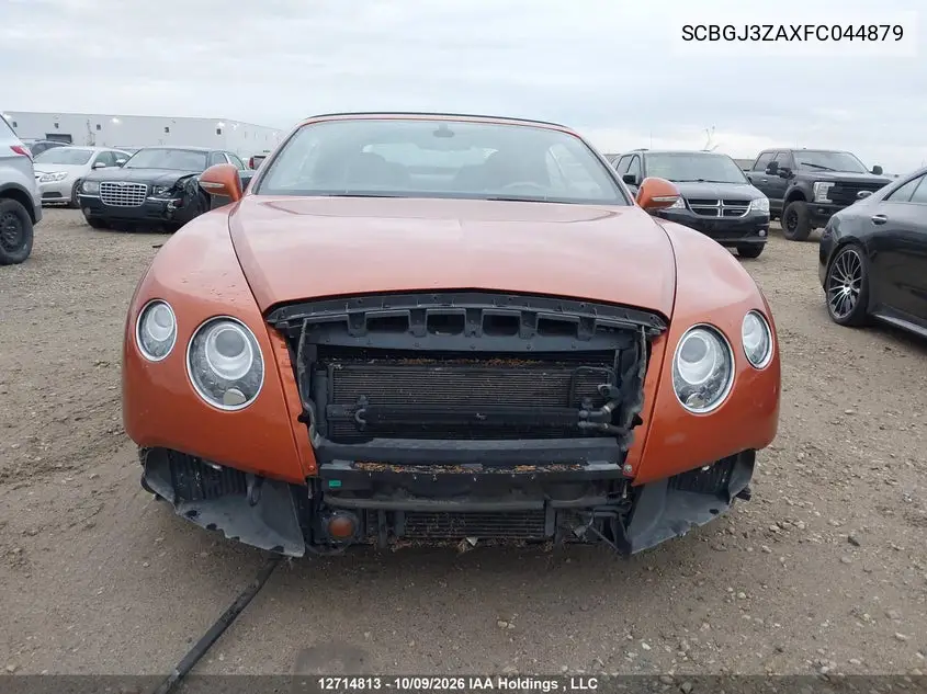 2015 BENTLEY CONTINENTAL GT VIN SCBGJ3ZAXFC044879 — фото 12