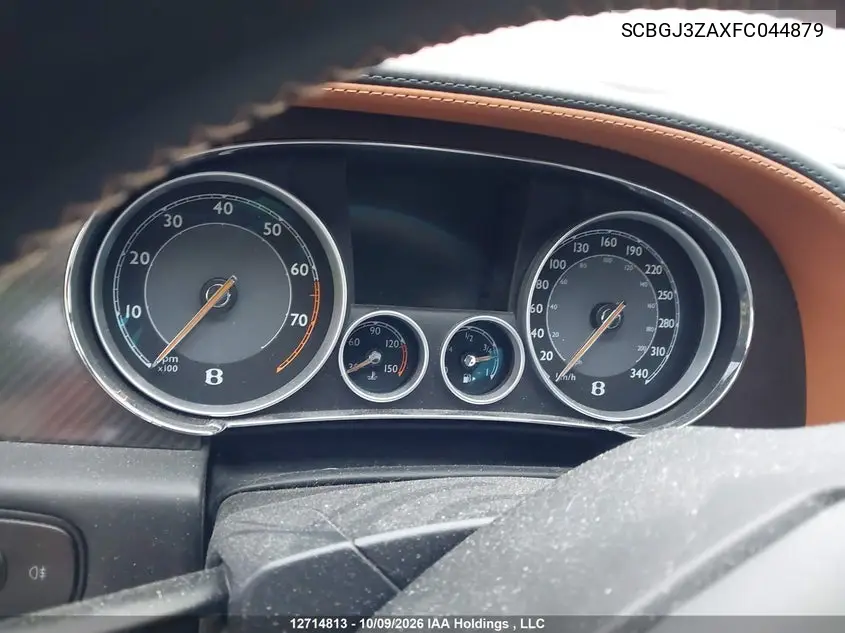 2015 BENTLEY CONTINENTAL GT VIN SCBGJ3ZAXFC044879 — фото 15