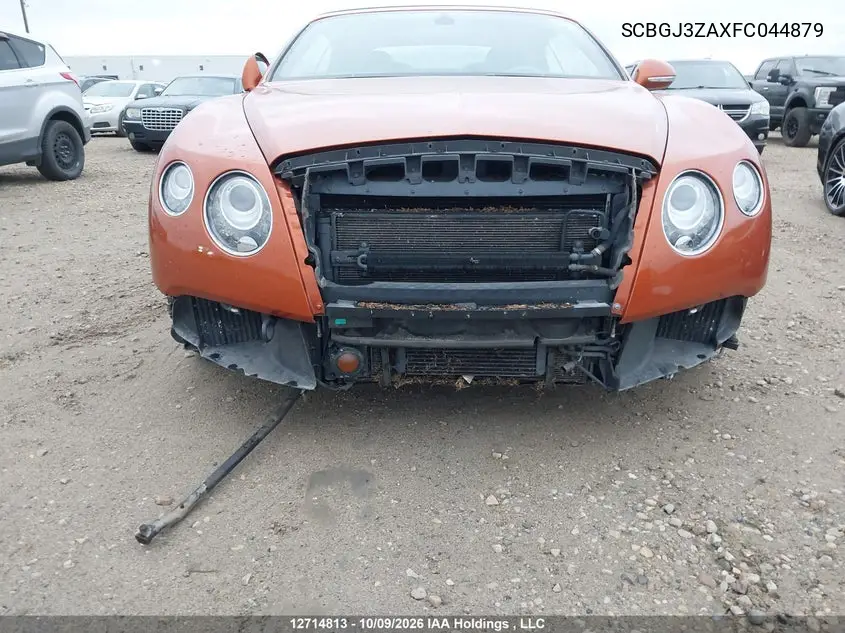 2015 BENTLEY CONTINENTAL GT VIN SCBGJ3ZAXFC044879 — фото 6