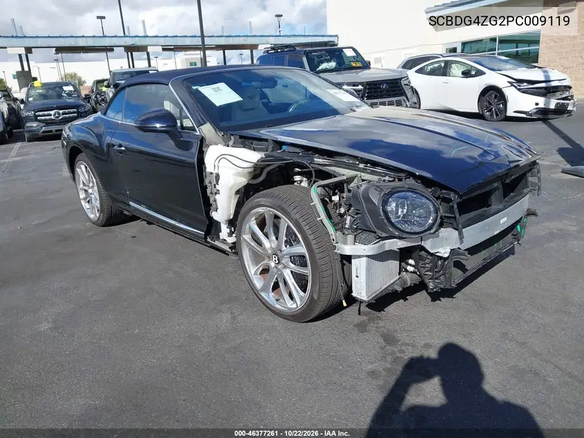 BENTLEY CONTINENTAL GT 2023, VIN SCBDG4ZG2PC009119