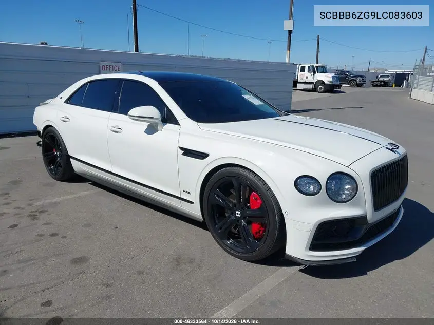 BENTLEY FLYING SPUR 2020, VIN SCBBB6ZG9LC083603
