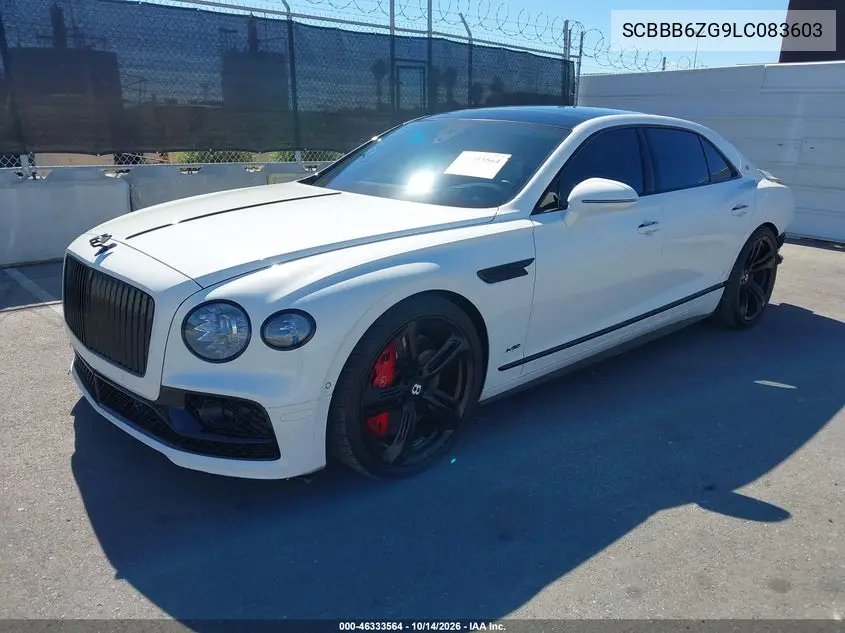 2020 BENTLEY FLYING SPUR VIN SCBBB6ZG9LC083603 — фото 2