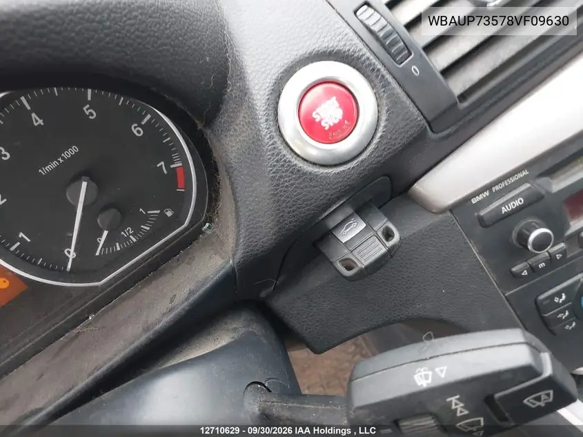 2008 BMW 1ER VIN WBAUP73578VF09630 — фото 11