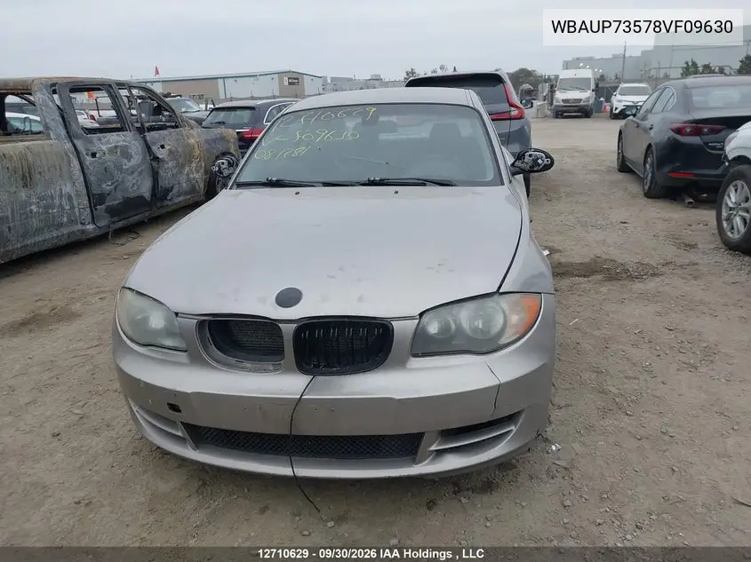 2008 BMW 1ER VIN WBAUP73578VF09630 — фото 13