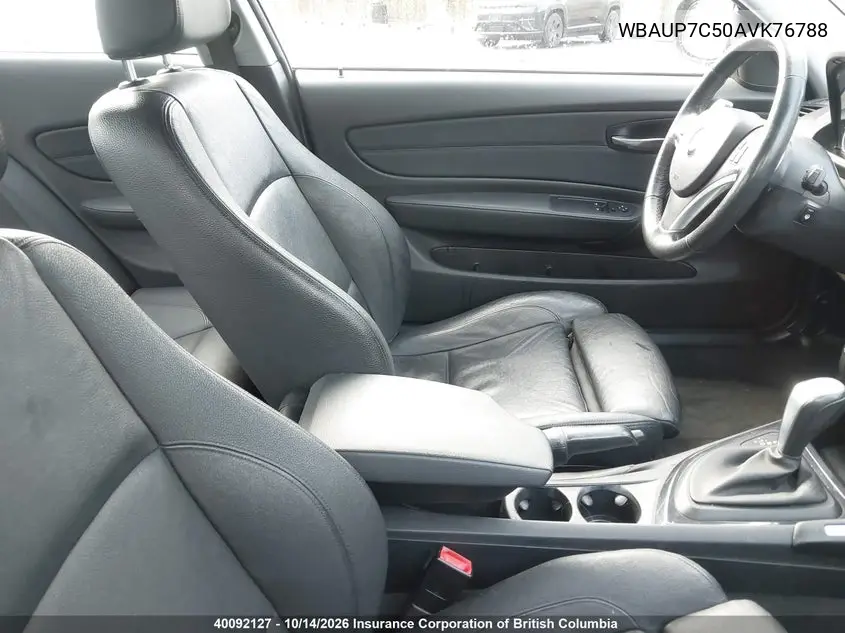 2010 BMW 1ER VIN WBAUP7C50AVK76788 — фото 5