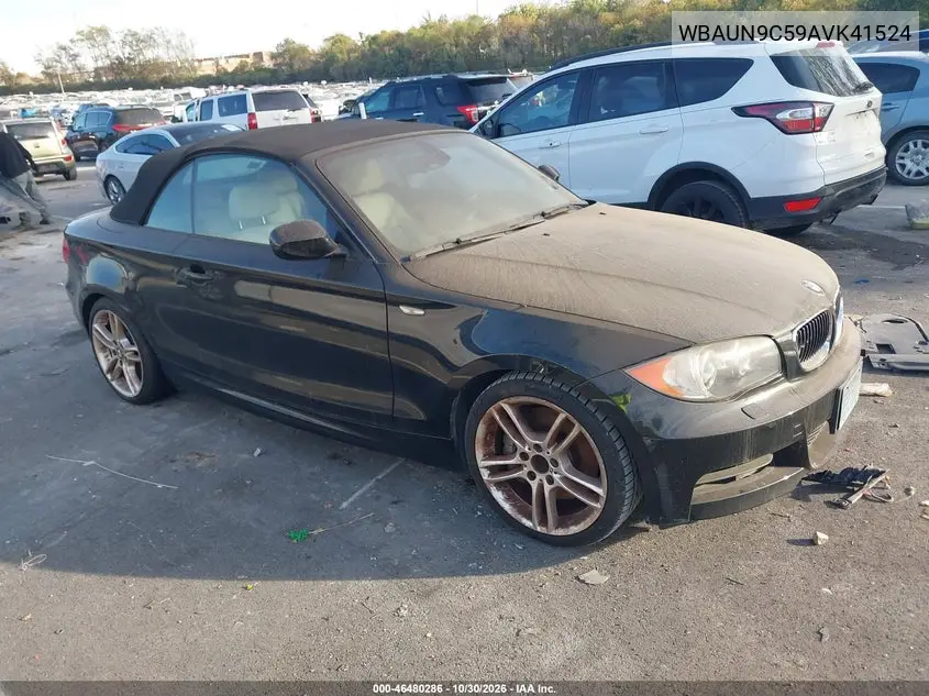 BMW 1ER 2010, VIN WBAUN9C59AVK41524