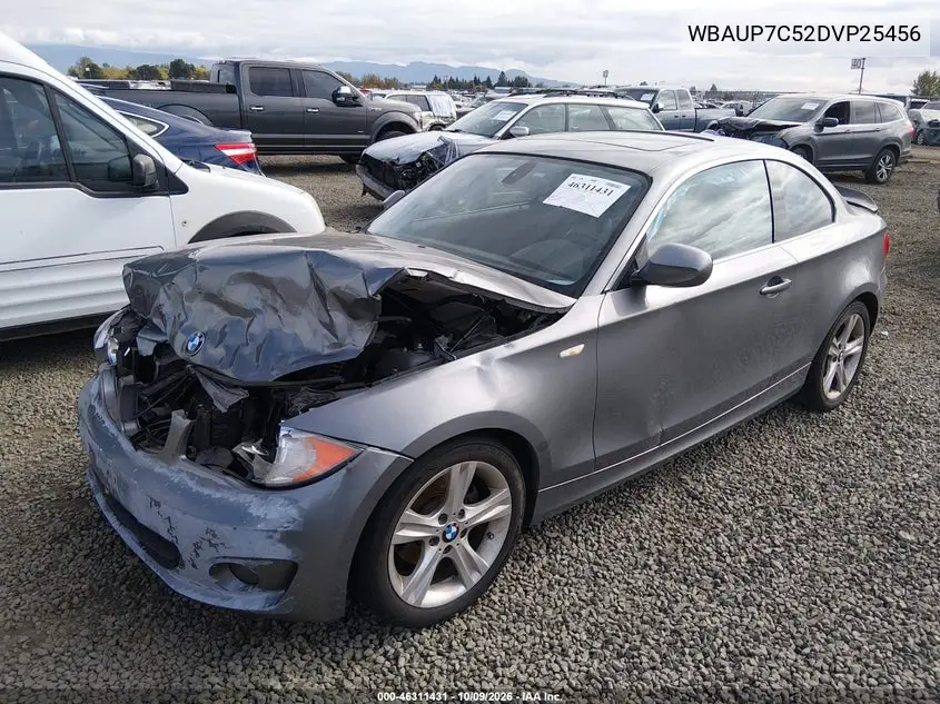 2013 BMW 1ER VIN WBAUP7C52DVP25456 — фото 2