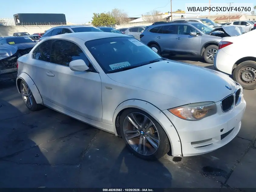 BMW 1ER 2013, VIN WBAUP9C5XDVF46760