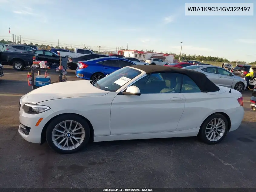 2016 BMW 2ER VIN WBA1K9C54GV322497 — фото 15