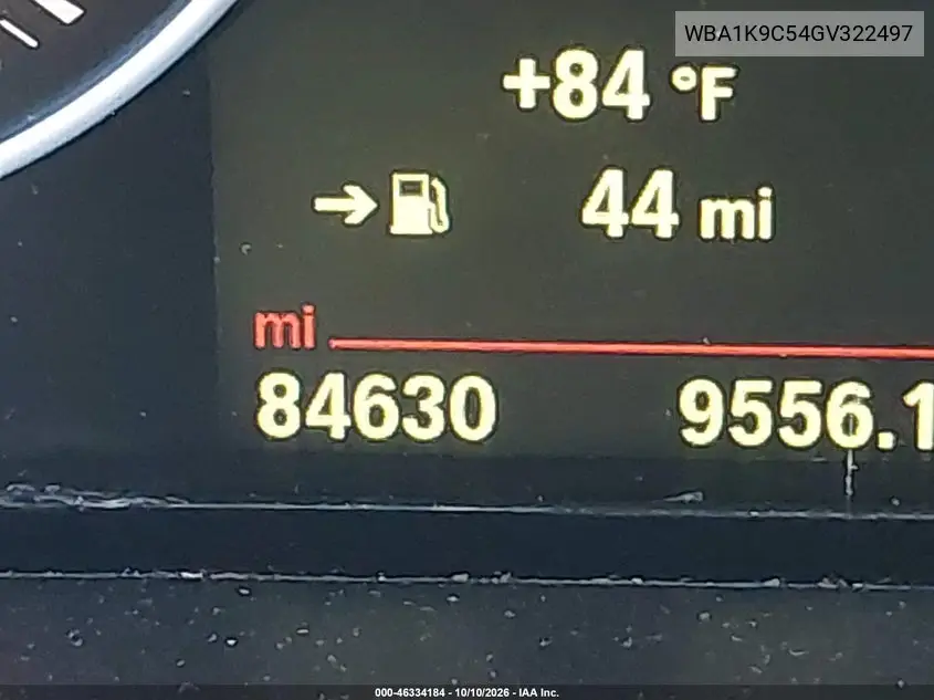 2016 BMW 2ER VIN WBA1K9C54GV322497 — фото 16