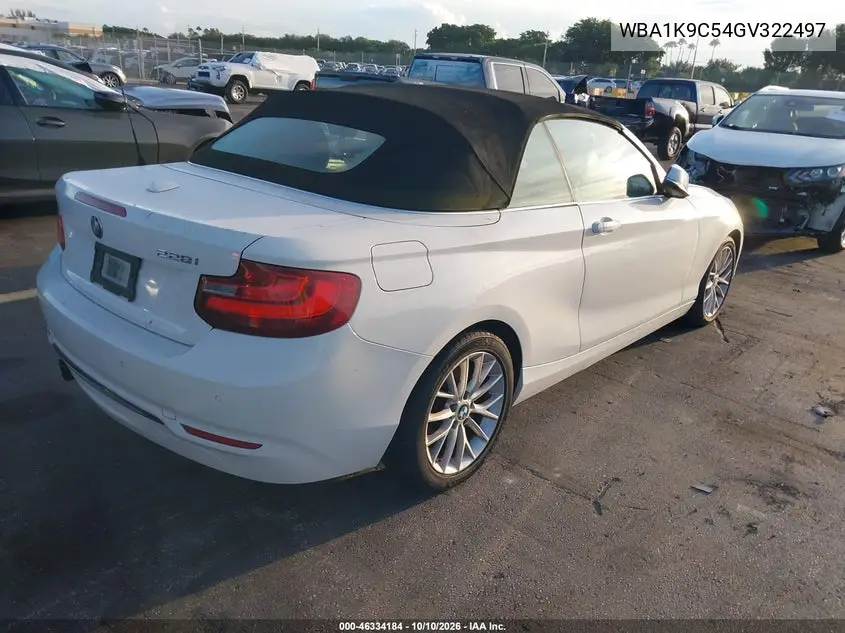 2016 BMW 2ER VIN WBA1K9C54GV322497 — фото 4