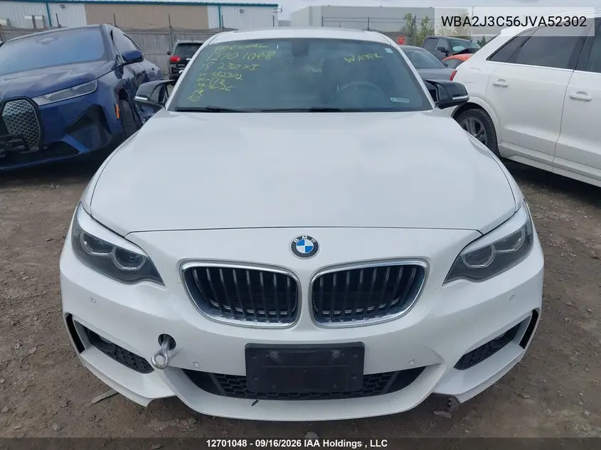 2018 BMW 2ER VIN WBA2J3C56JVA52302 — фото 13