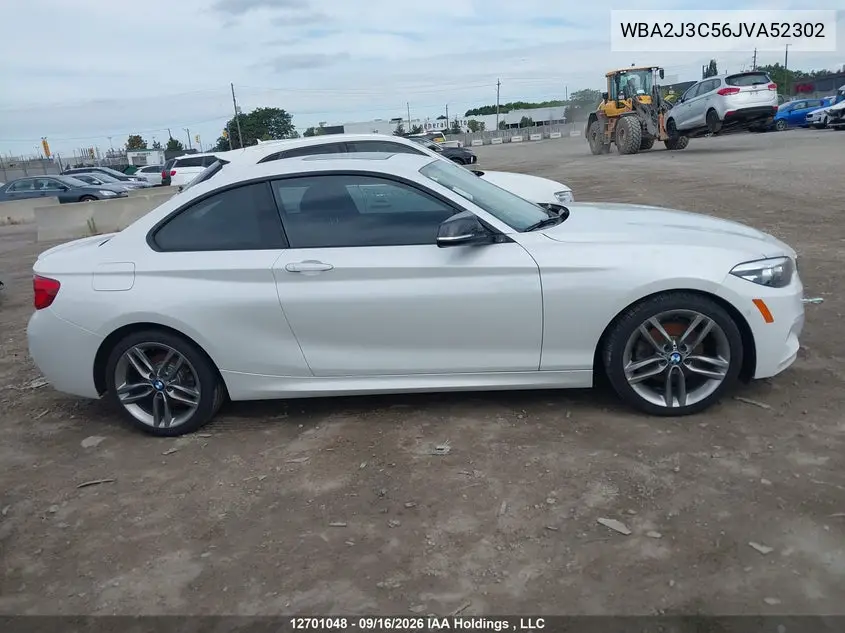 2018 BMW 2ER VIN WBA2J3C56JVA52302 — фото 14