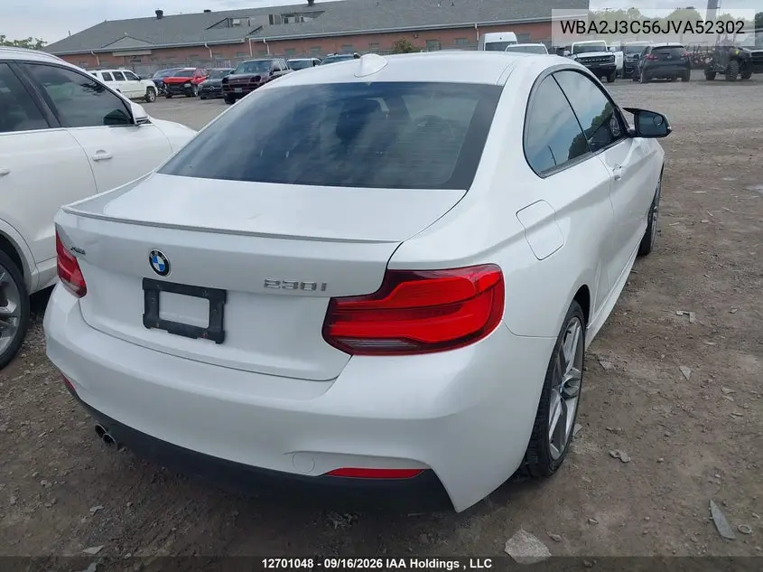 2018 BMW 2ER VIN WBA2J3C56JVA52302 — фото 4