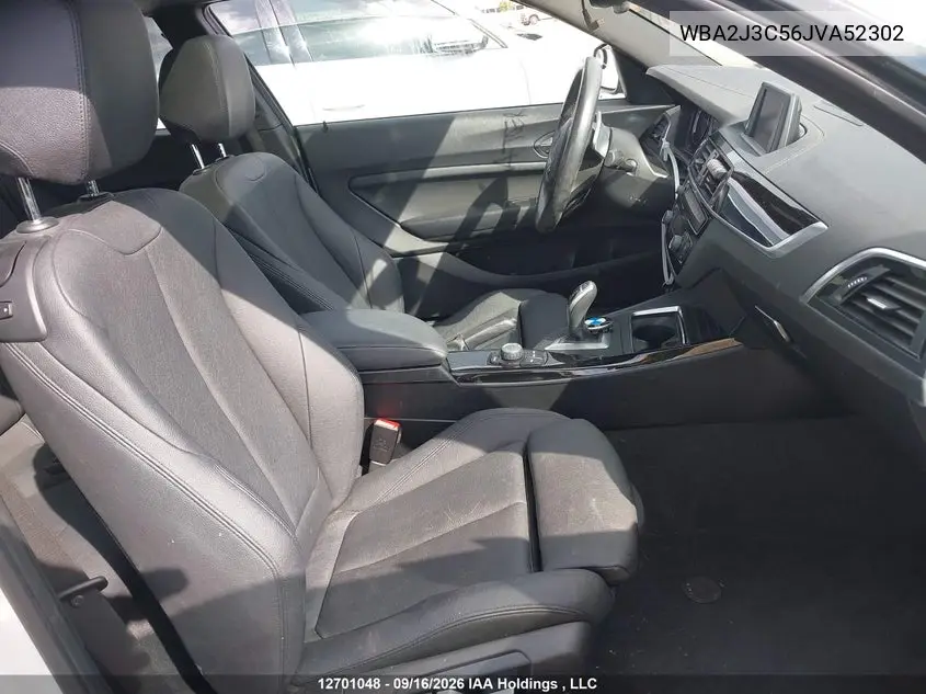 2018 BMW 2ER VIN WBA2J3C56JVA52302 — фото 5