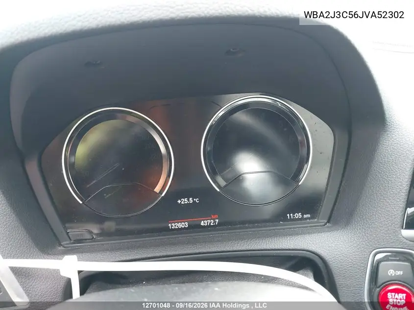 2018 BMW 2ER VIN WBA2J3C56JVA52302 — фото 7