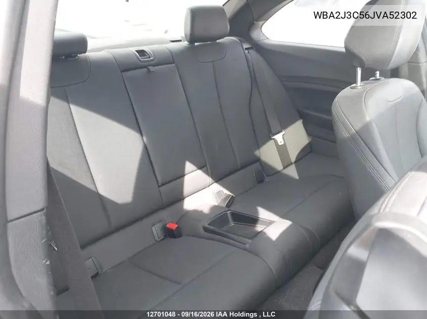 2018 BMW 2ER VIN WBA2J3C56JVA52302 — фото 8