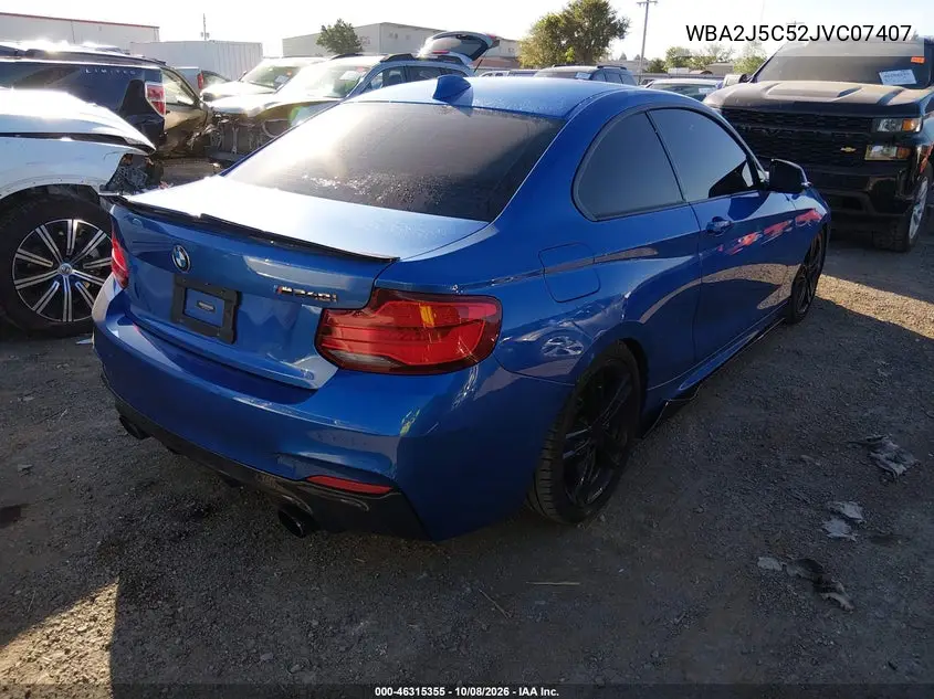 2018 BMW 2ER VIN WBA2J5C52JVC07407 — фото 4