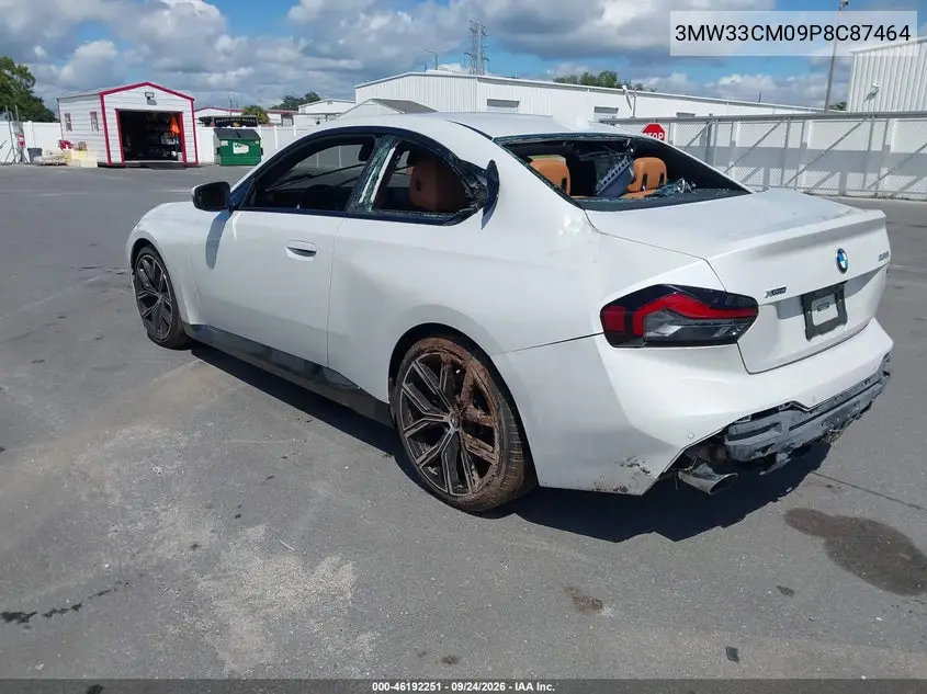 2023 BMW 2ER VIN 3MW33CM09P8C87464 — фото 3