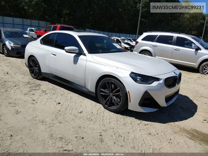 BMW 2ER 2023, VIN 3MW33CM02P8C99231
