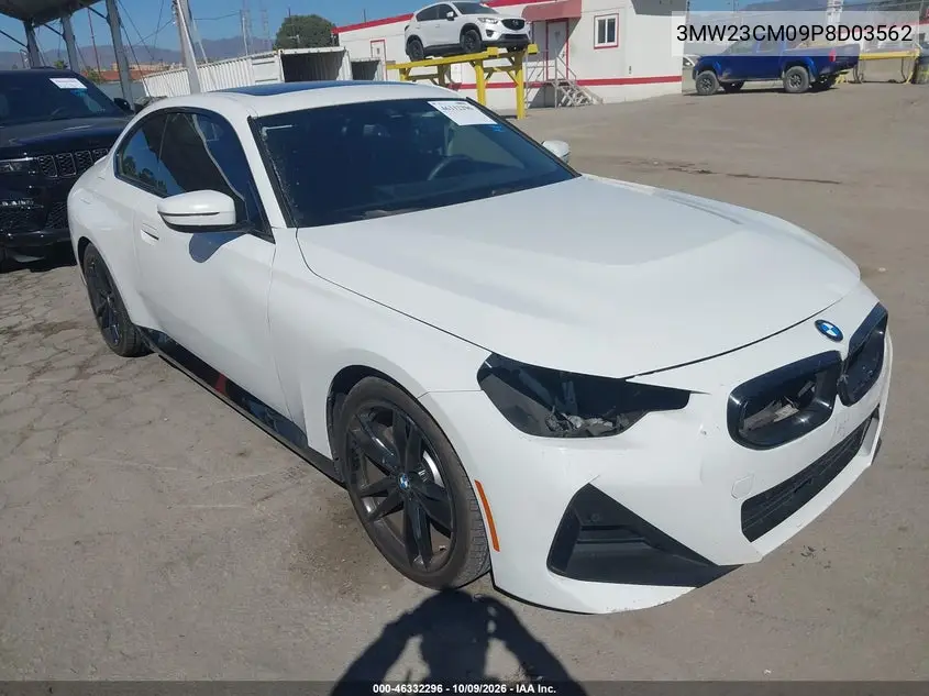 BMW 2ER 2023, VIN 3MW23CM09P8D03562