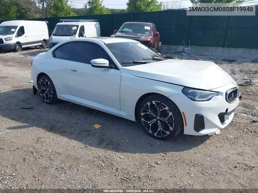 BMW 2ER 2025, VIN 3MW33CM08S8F19948
