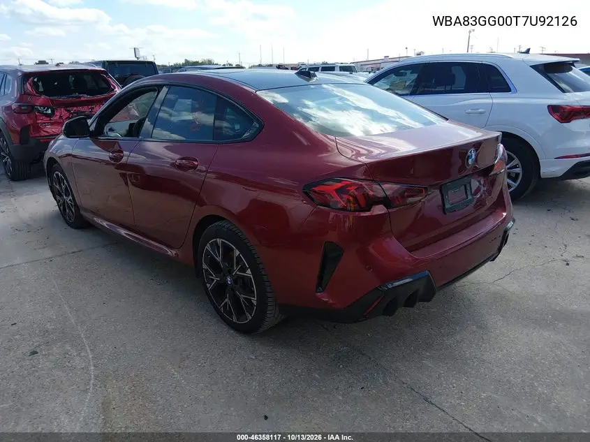 2026 BMW 2ER VIN WBA83GG00T7U92126 — фото 3