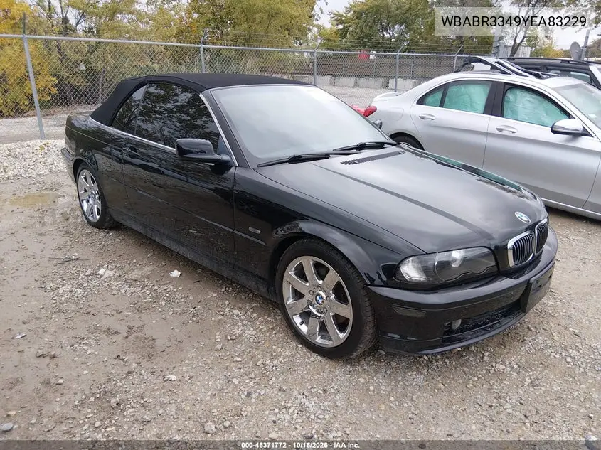 BMW 3ER 2000, VIN WBABR3349YEA83229