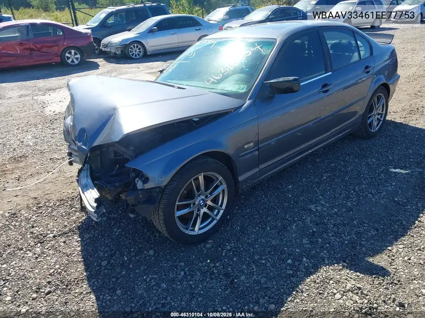 2001 BMW 3ER VIN WBAAV33461EE77753 — фото 2