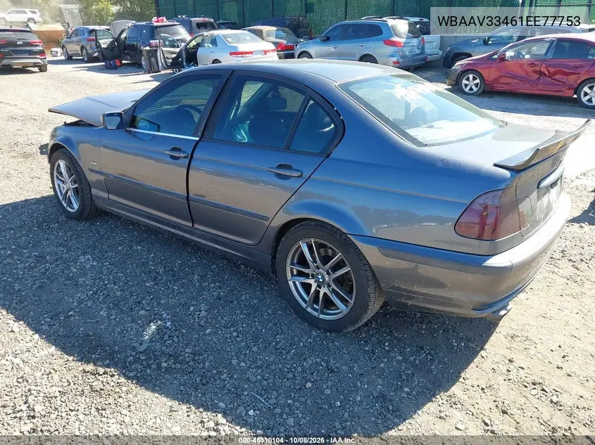 2001 BMW 3ER VIN WBAAV33461EE77753 — фото 3