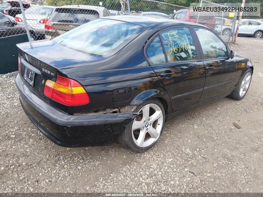 2002 BMW 3ER VIN WBAEU33492PH85283 — фото 4