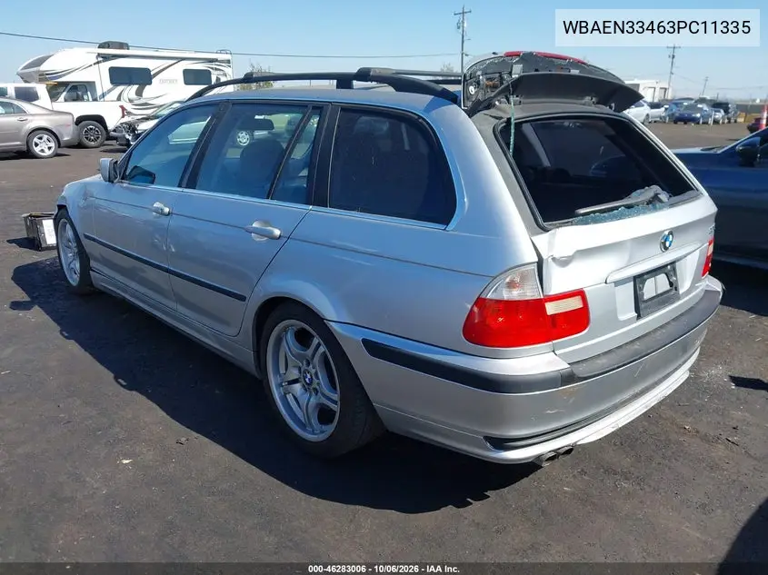2003 BMW 3ER VIN WBAEN33463PC11335 — фото 3