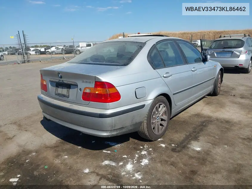 2003 BMW 3ER VIN WBAEV33473KL86462 — фото 4