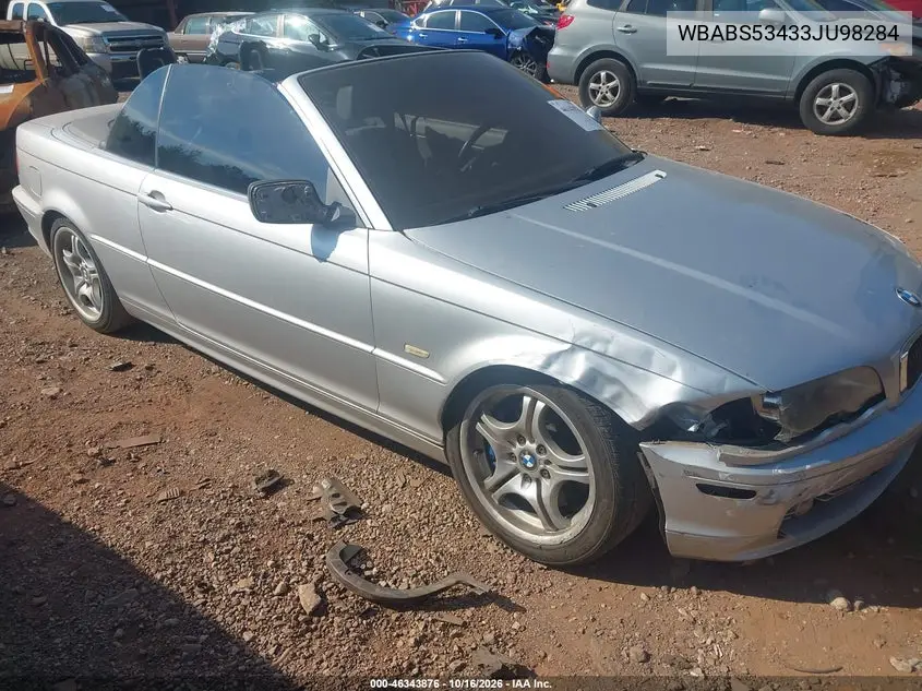 BMW 3ER 2003, VIN WBABS53433JU98284