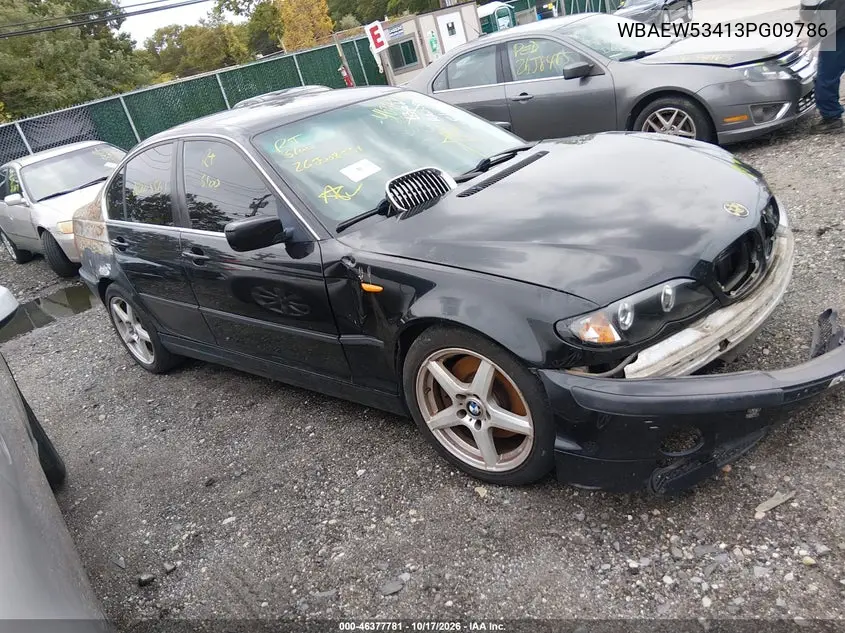 BMW 3ER 2003, VIN WBAEW53413PG09786