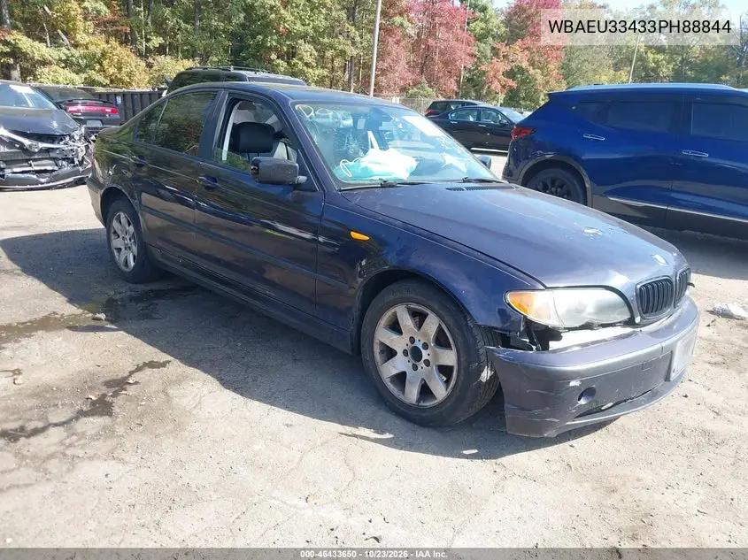 BMW 3ER 2003, VIN WBAEU33433PH88844