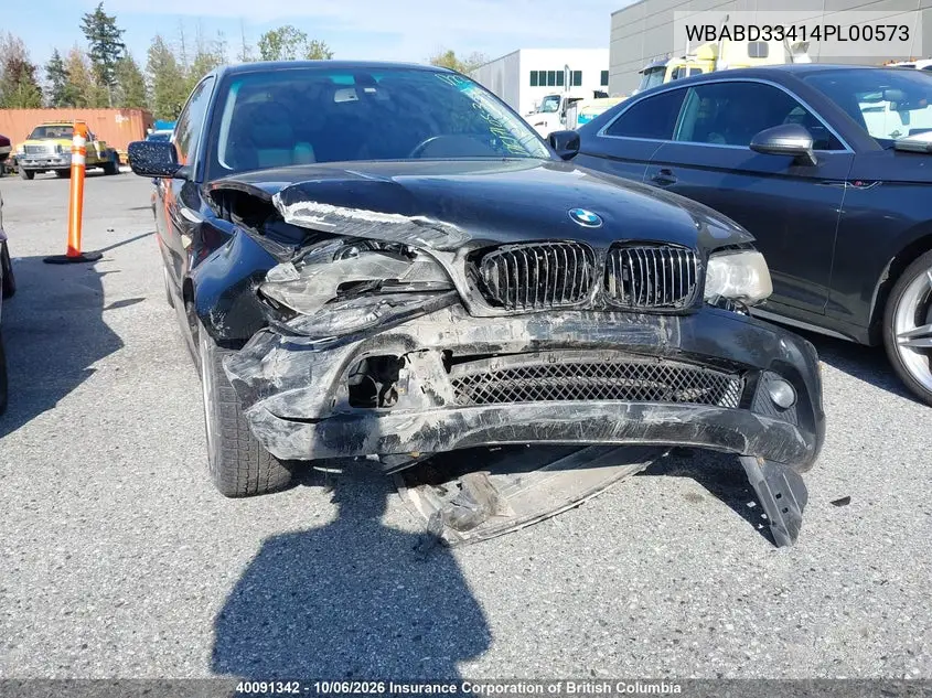 2004 BMW 3ER VIN WBABD33414PL00573 — фото 12