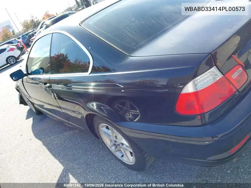 2004 BMW 3ER VIN WBABD33414PL00573 — фото 15
