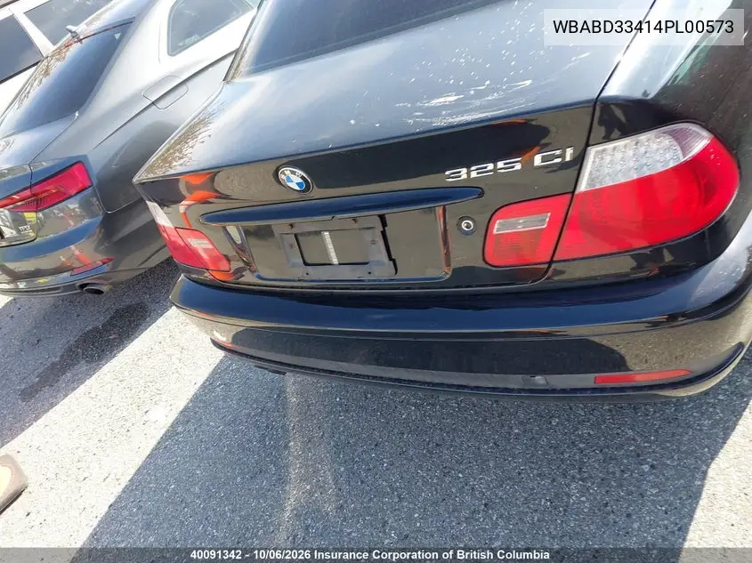 2004 BMW 3ER VIN WBABD33414PL00573 — фото 17