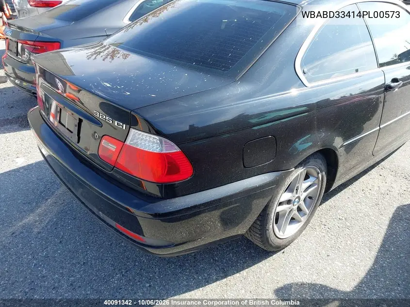 2004 BMW 3ER VIN WBABD33414PL00573 — фото 4