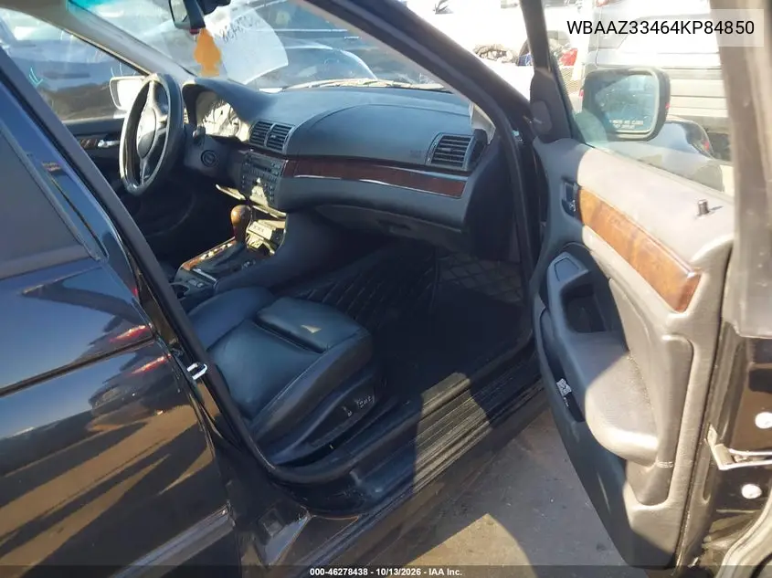 2004 BMW 3ER VIN WBAAZ33464KP84850 — фото 5
