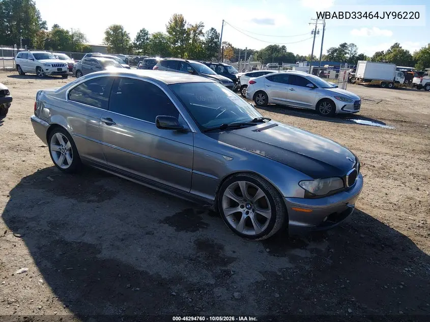 BMW 3ER 2004, VIN WBABD33464JY96220