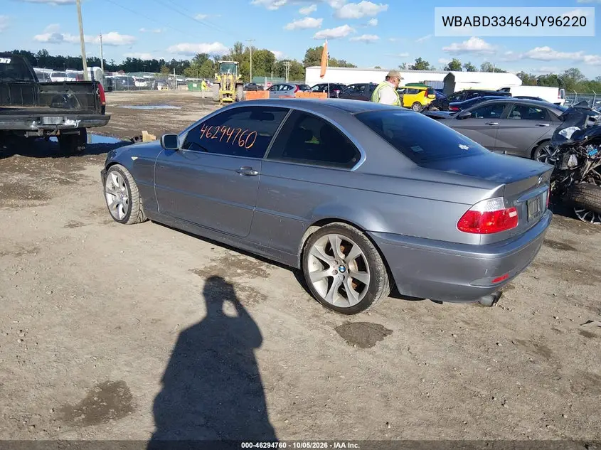 2004 BMW 3ER VIN WBABD33464JY96220 — фото 3