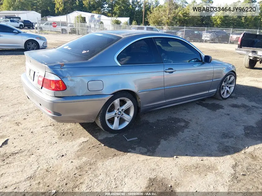 2004 BMW 3ER VIN WBABD33464JY96220 — фото 4