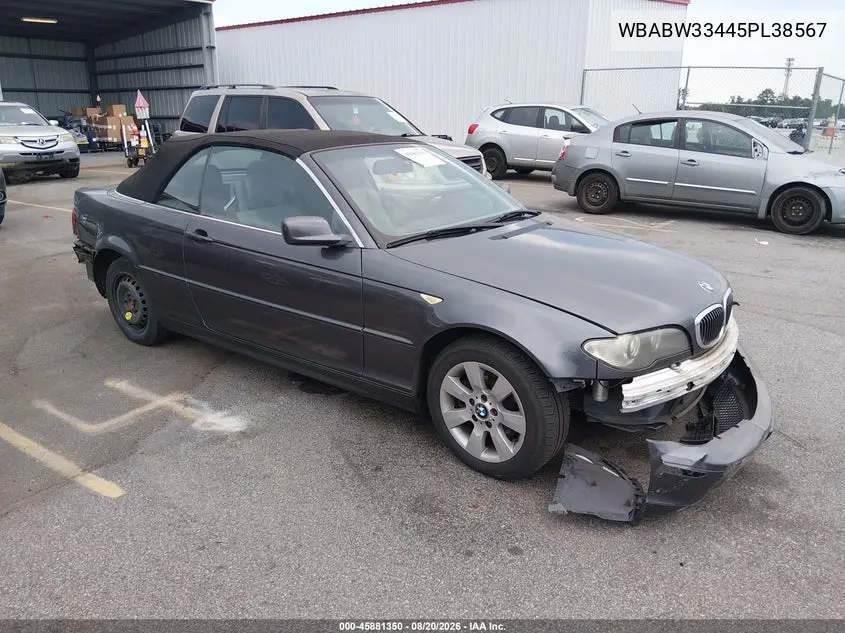 BMW 3ER 2005, VIN WBABW33445PL38567