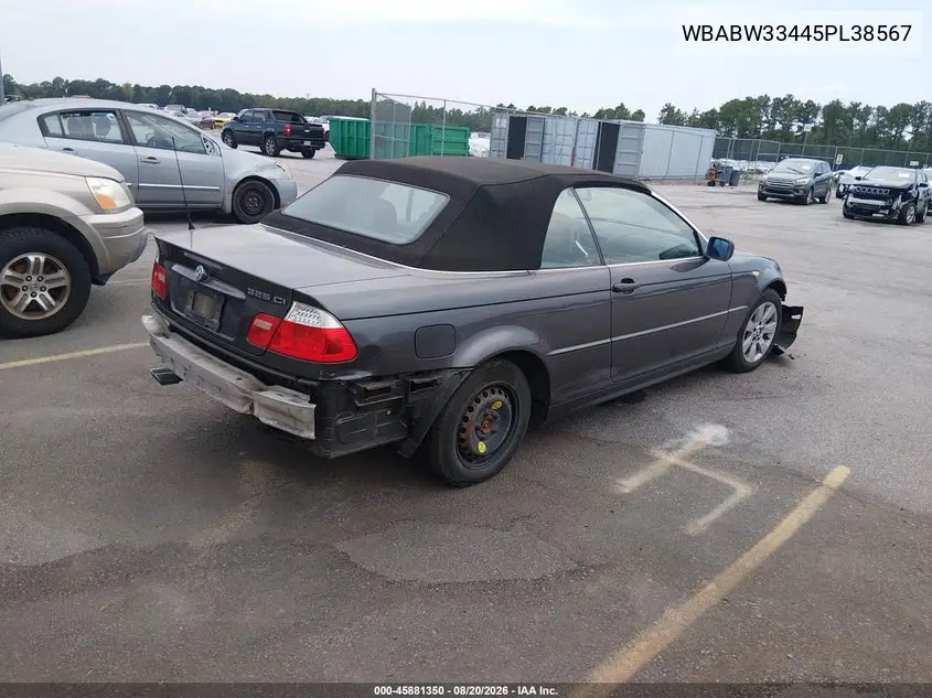 2005 BMW 3ER VIN WBABW33445PL38567 — фото 4