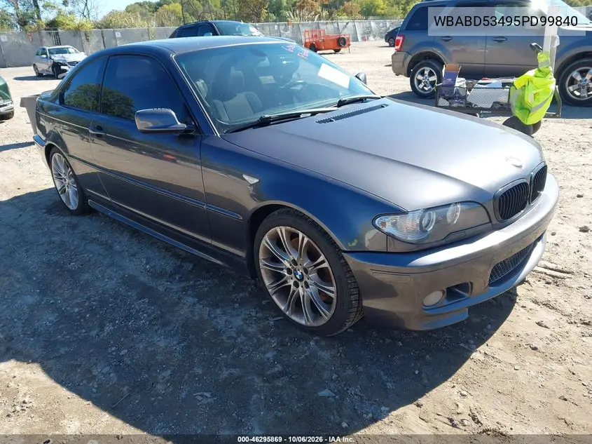BMW 3ER 2005, VIN WBABD53495PD99840